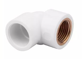 1/2'' PVC FAUCET ELBOW(BRASS)