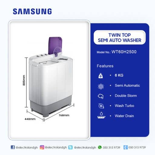 Samsung 6kg Semi-Automatic Washing Machine